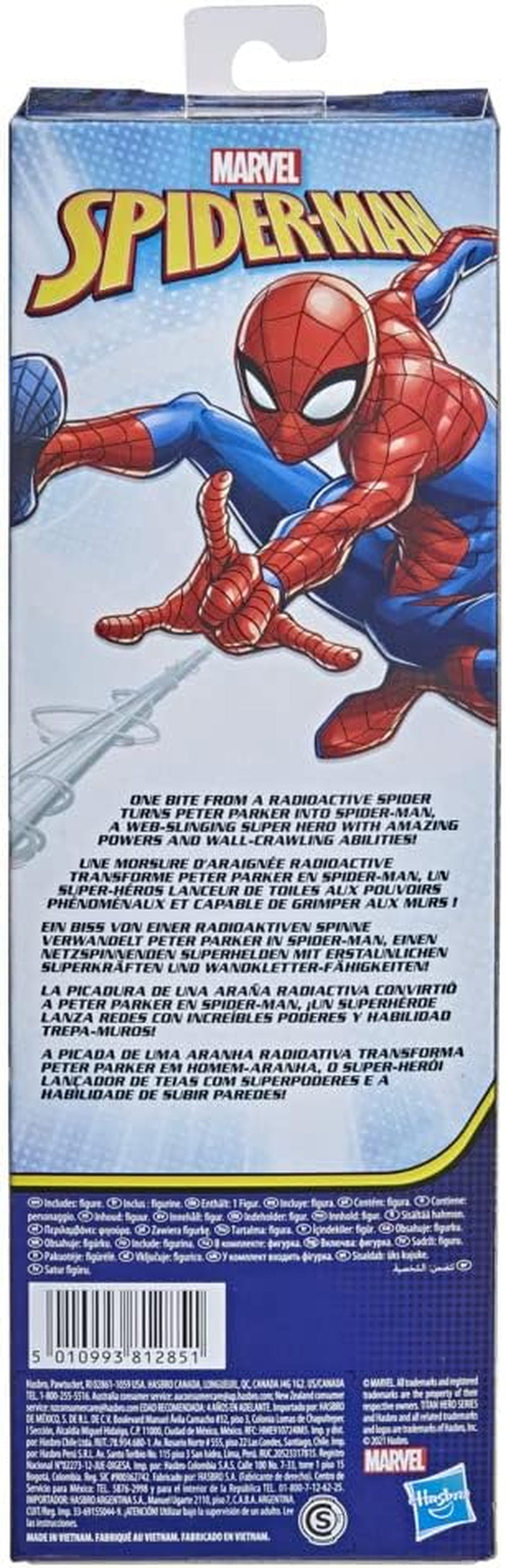 Marvel Titan Hero Series Spider-Man actiefiguur 30 cm hoge superheld met beweegbare ledematen Compatibel met ander Spider-Man speelgoed voor kinderen 5+ actiefiguren Naty Shop