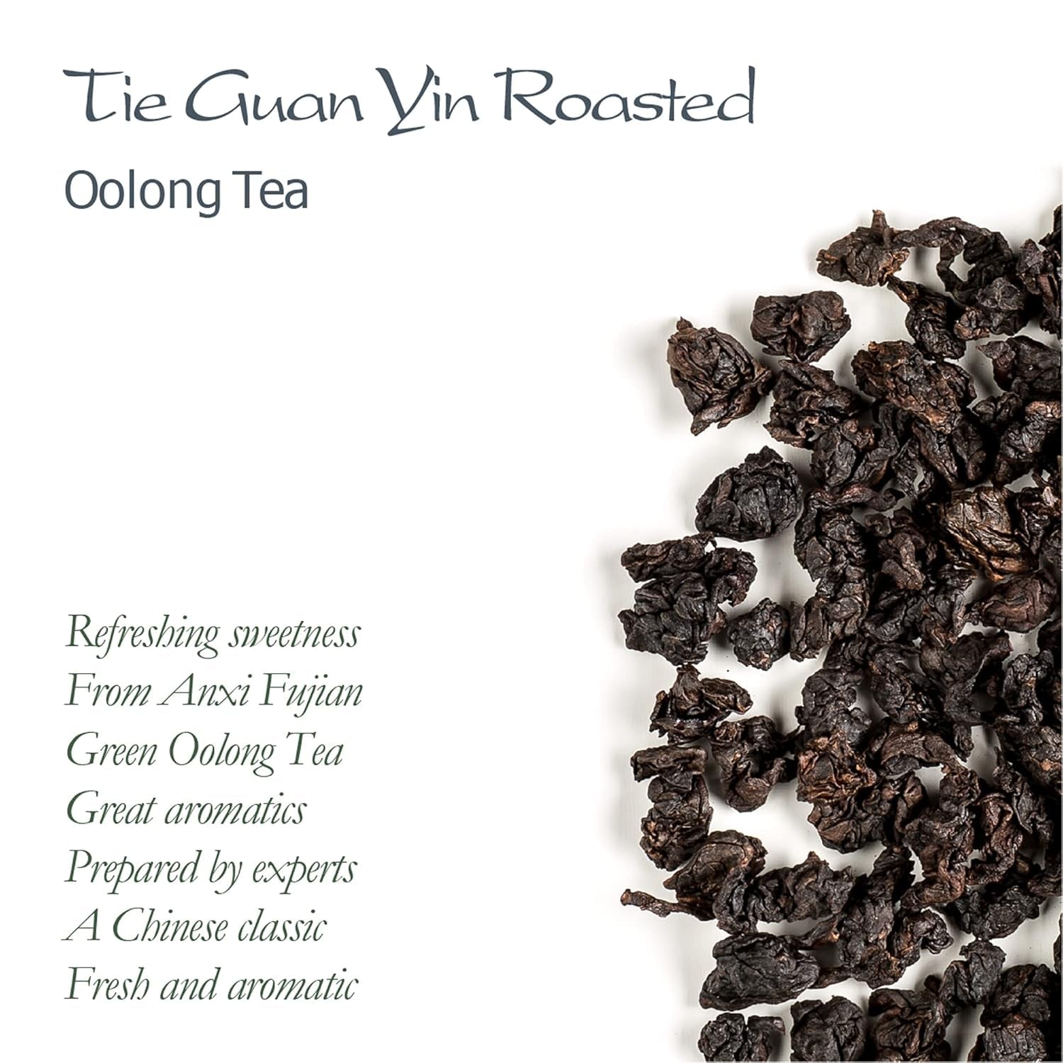 Tie Guan Yin Oolong Thee - Geroosterde Blauwe Thee Ti Kuan Yin China - Chinese Wu Long Thee Tieguanyin - Blauwe Thee Olongh Thee Olongo Thee