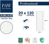 PAW - Airlaid tafelloper (40 cm x 24 m) I Tafeldecoraties voor communie, vormsel, bruiloft, jubileum, tuinfeest, doop I Tafeldecoraties Elegant tafellint - Wilgentak I Wilgentak