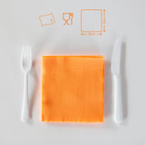 Renova papieren servetten, rood label oranje - 70 servetten