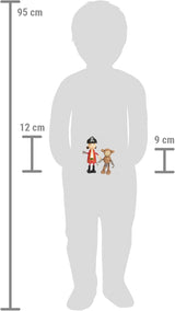 Small Foot flexibele houten piratenpoppen, 5 piraten en 1 aap, gedetailleerd en flexibel, vanaf 3 jaar, 12412