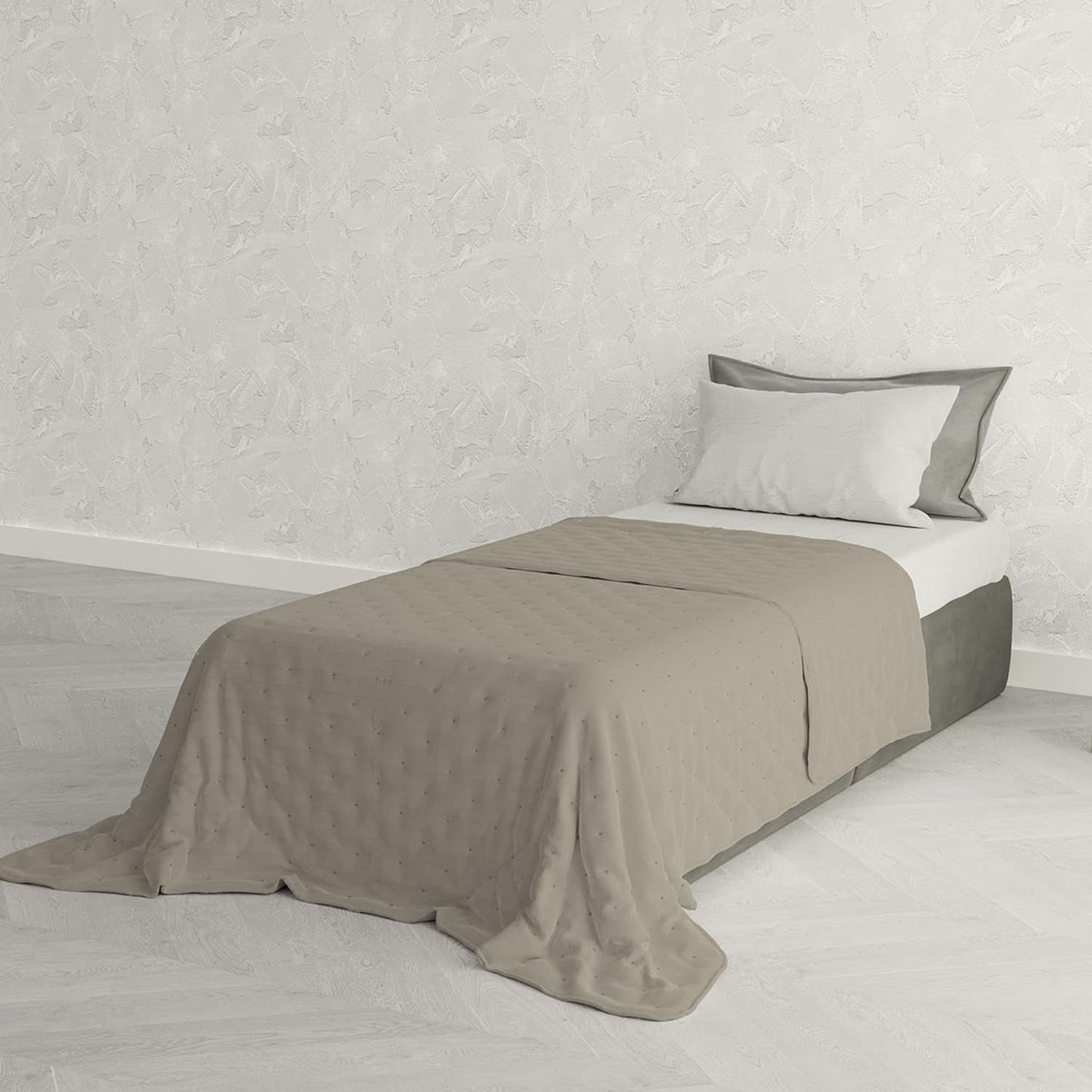 Italiaans beddengoed CHIC zomerdekbed, microvezel, SINGLE 170X250Cm, bruin Spreien en dekbedden Naty Shop