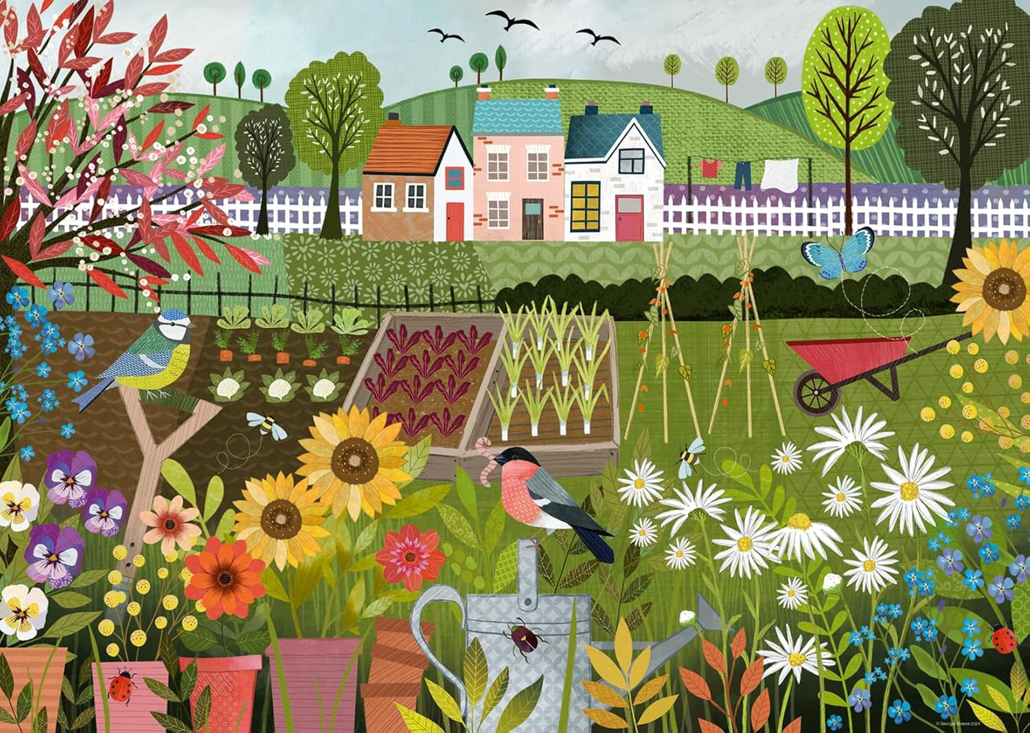 Ravensburger Puzzel 12001178 - Tuinvolk - Legpuzzel van 1000 stukjes voor volwassenen en kinderen vanaf 14 jaar Puzzel Naty Shop Nieuw ontwerp