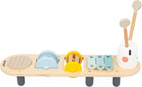 Janod - Sweet Cocoon muzikale nummers - 5 muzikale activiteiten voor kinderen - Vroege muzikale educatie - FSC houten speelgoed - Vanaf 12 maanden, J04058 Baby Toys Naty Shop