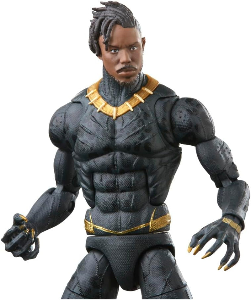 Hasbro Marvel Legends Series Black Panther Legacy Collection Killmonger 15 cm verzamelfiguur met 5 accessoires Actiefiguren Naty Shop
