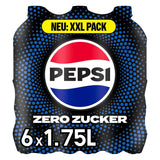 Pepsi Zero Sugar, Frisdrank zonder suiker van Pepsi, zonder calorieën, set 6 x 1,75 liter Alcoholvrije dranken Naty Shop