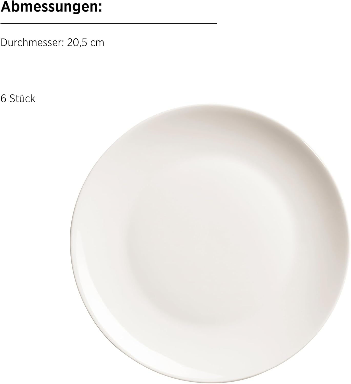 MÄSER 934105 Belmira-serie, klassieke koffieset voor 6 personen, 18-delige koffieset, tijdloos, elegant, delicaat, porselein, wit