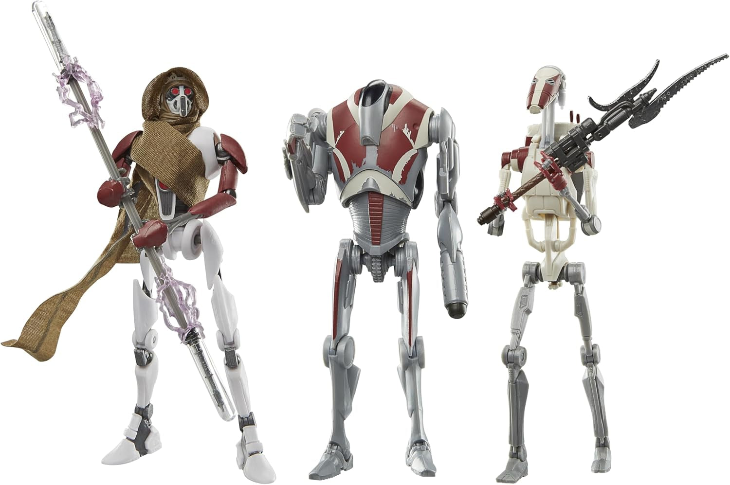 Star Wars Black Series Magna Raider, Super Battle Droid, Jedi Battle Droid: Survivor Actiefiguren 3-pack, Schaal 15 cm Actiefiguren Naty Shop Standaard titel
