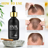 Biologische haargroeiolie 5% - Oplossing voor extern gebruik - Haargroei en verdikking - Voor haarverlies bij mannen en dunner wordend haar - Reactiveert krimpende follikels - Nauwkeurige pompdispenser, 60 ml haarverzorging Naty Shop