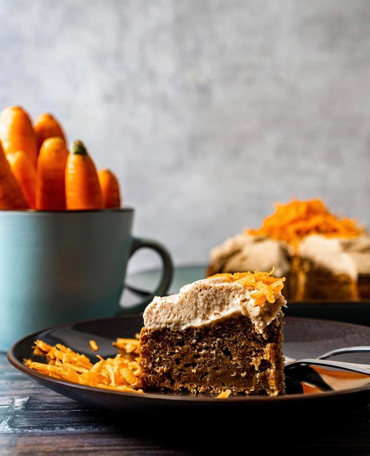 RUF Karotten-Ingwer-Kuchen, Backmischung Für Einen Saftigen Karottenkuchen Mit Frischen Möhren en Fruchtiger Ingwer-Zuckerglasur, Vegan Naty Shop