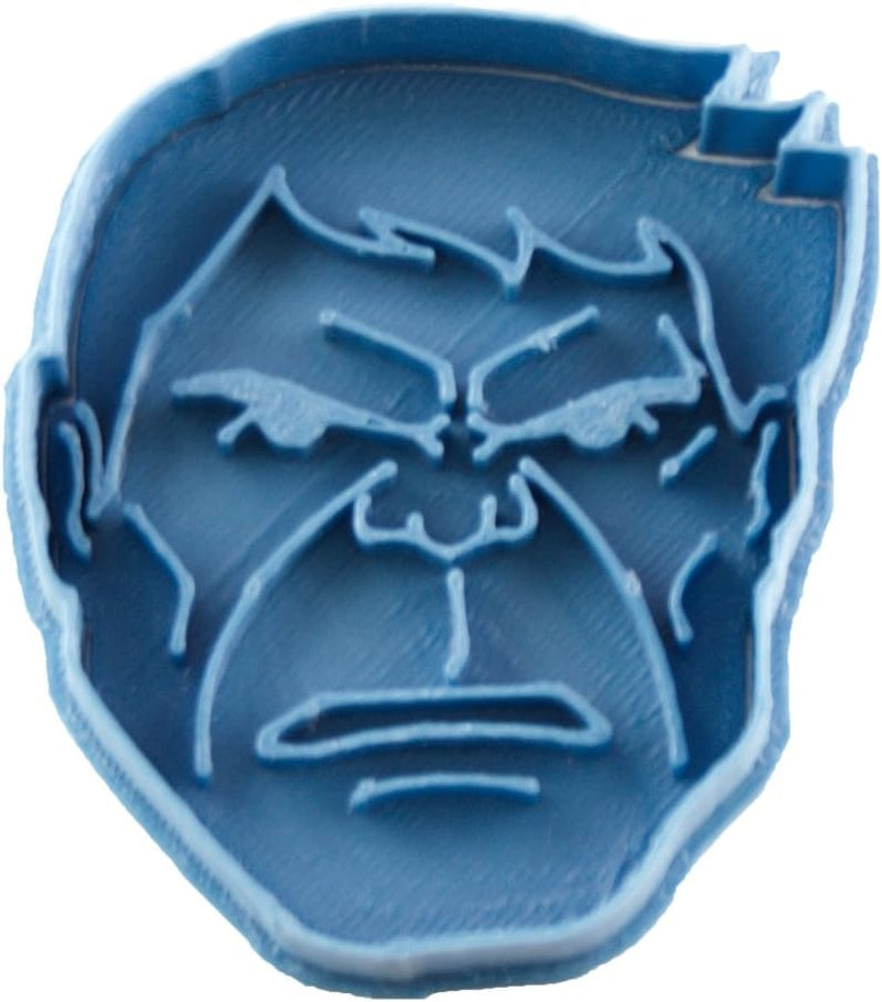 Hulk koekjesvormer, blauw, 8 x 7 x 1,5 cm