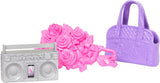 Barbie Ballettstudio Set met 2 puppen en 9 meiden, blond en brunette Ballerina-modepuppen met aussietzem Outfit en zum Tanzmotto passten Teilen, HXC37, [Multicolor]