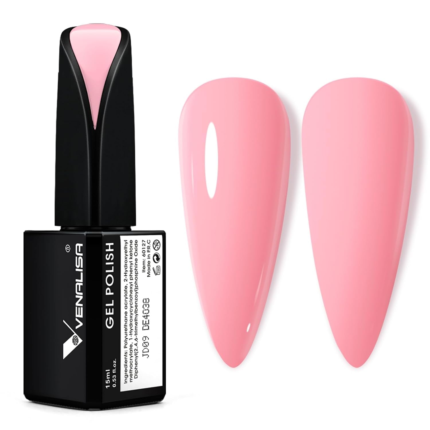 VENALISA Koraal Oranje UV Nagellak 15 ml Gel Nagellak Voor UV Nagellamp Transparant Koraal Oranje Gel Nagellak Modellen Voor DIY Nagelontwerp
