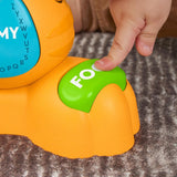 Fisher-Price Educatief speelgoed voor baby's en peuters, Beat Bande Leren & Dansen Tijger Justin met geluiden en lichtjes voor baby's vanaf 9 maanden, Italiaanse versie, HYL04 Babyspeelgoed Naty Shop