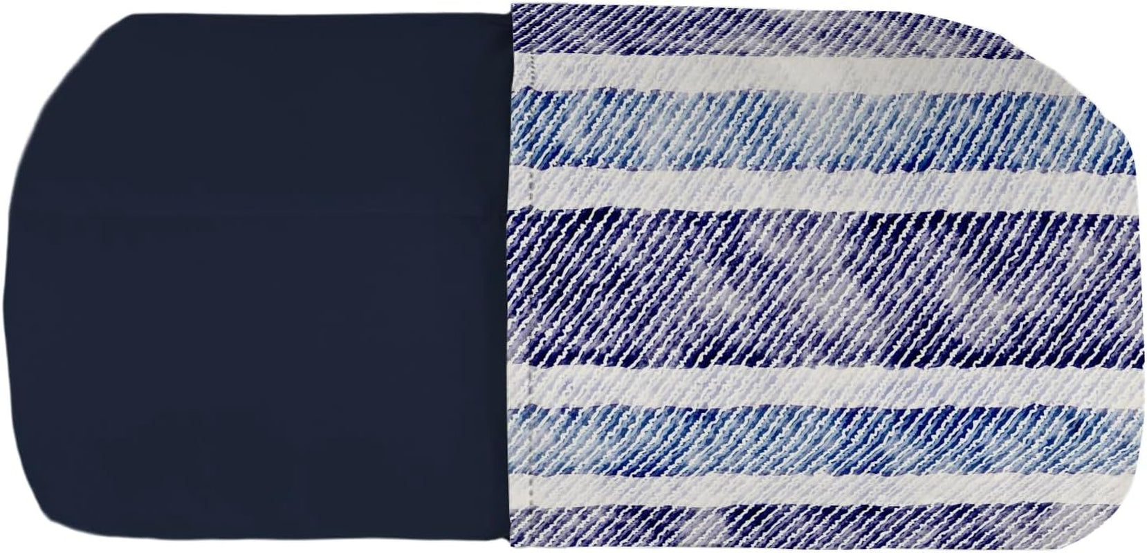 Basic zomerdeken, microvezel, jeansstrepen, 200X240Cm Quilts en quilts Naty Shop