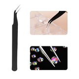 ANGNYA 4000 Stück Strasssteine ​​​​Nägel Nail Art Strasssteine ​​​​Dekorationen Nagelsteine ​​​​Für Nail Art Zubehör en Klare Kristall Strasssteine ​​​​Handwerk Mit Pick up Pinzette en Strass Picker Dotting Pen…