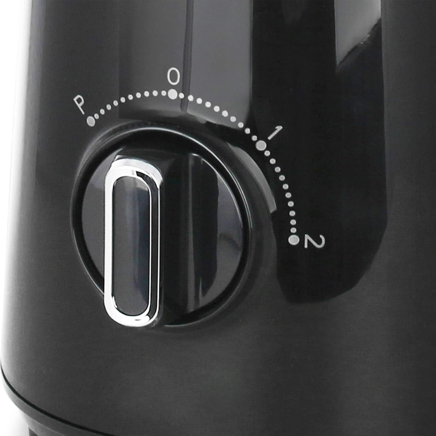 Emerio Standmixer BPA Frei Crush Ice-functie 1,5L Behälter 2 Geschwindigkeiten + Pulse-functie Messereinheit Aus Edelstahl Sicherheitsschalter Geschirrspülgeeignet 500 Watt BL-12816.8 Zwart Bucatarie Naty Shop