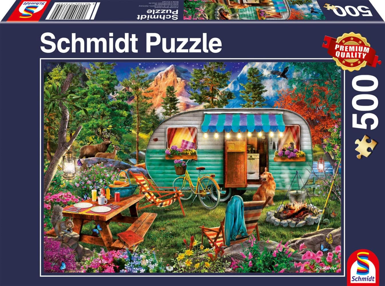 Schmidt Spiele 57379 Camper Romance, puzzel 500 stukjes Puzzel Naty Shop Standaard titel