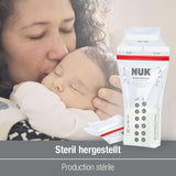 NUK moedermelkzakjes, ruimtebesparend en direct bruikbaar, 180 ml, 25 stuks, transparant Accessoires Voeding en borstvoeding Bebe Naty Shop