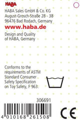 HABA 306691 - Rammelaarfiguur zeehond, grijpspeelgoed vanaf 6 maanden, Made in Germany, grijs Babyspeelgoed Naty Shop