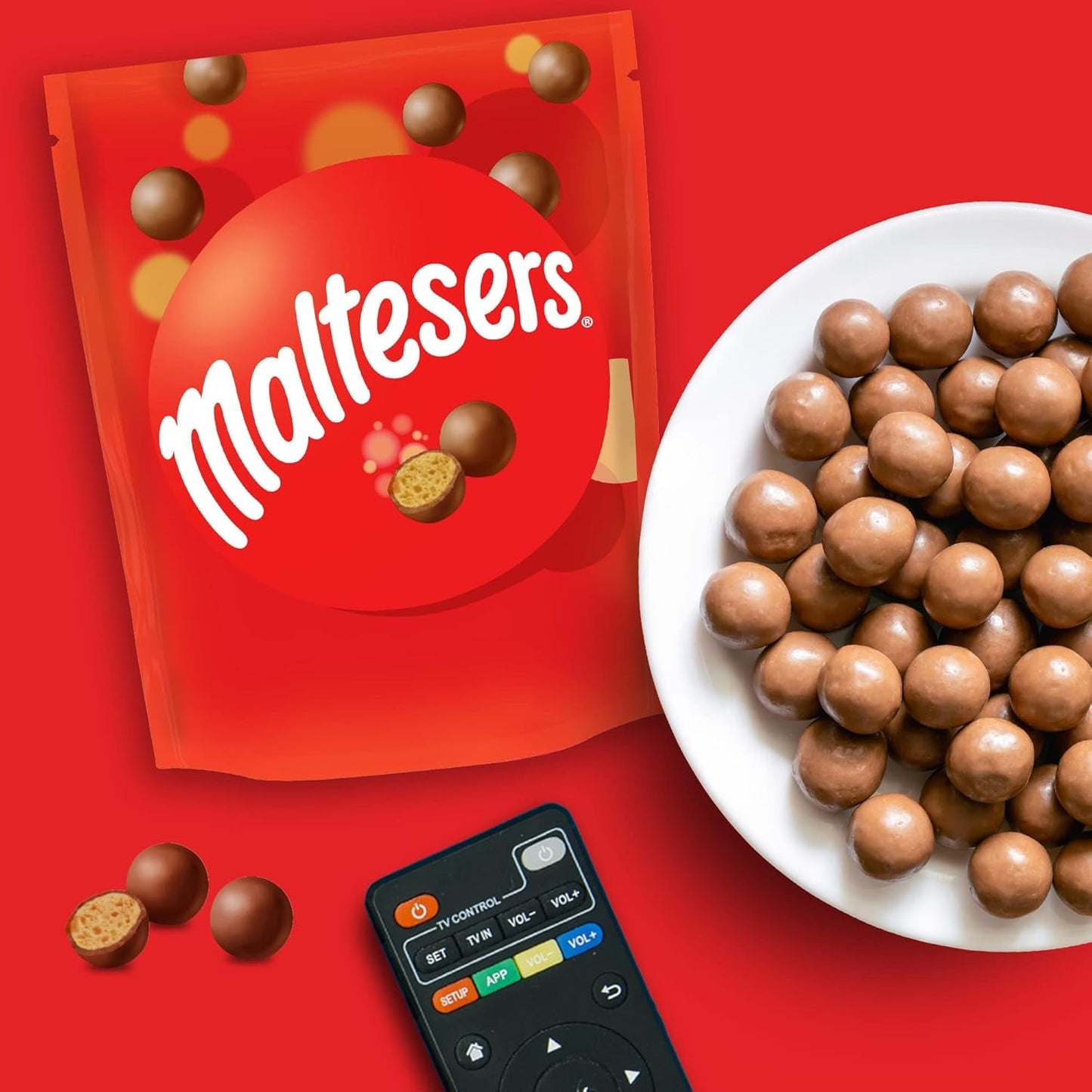 Maltesers, chocoladeballetjes met een knapperige en lichte kern, luchtig, chocoladesnack, 1 pakje (1 x 300 g)