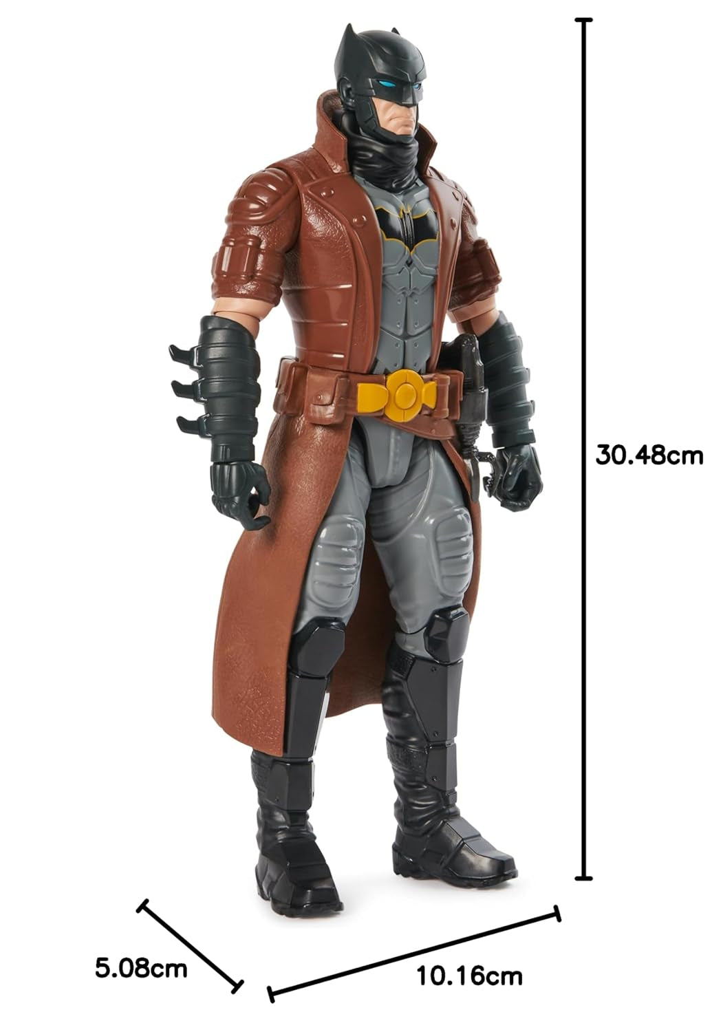 DC Comics Batman-actiefiguur, 30 cm hoog, volledig beweegbaar voor spannende avonturen en stuntspeelgoed boordevol actie voor kinderen vanaf 3 jaar Actiefiguren Naty Shop
