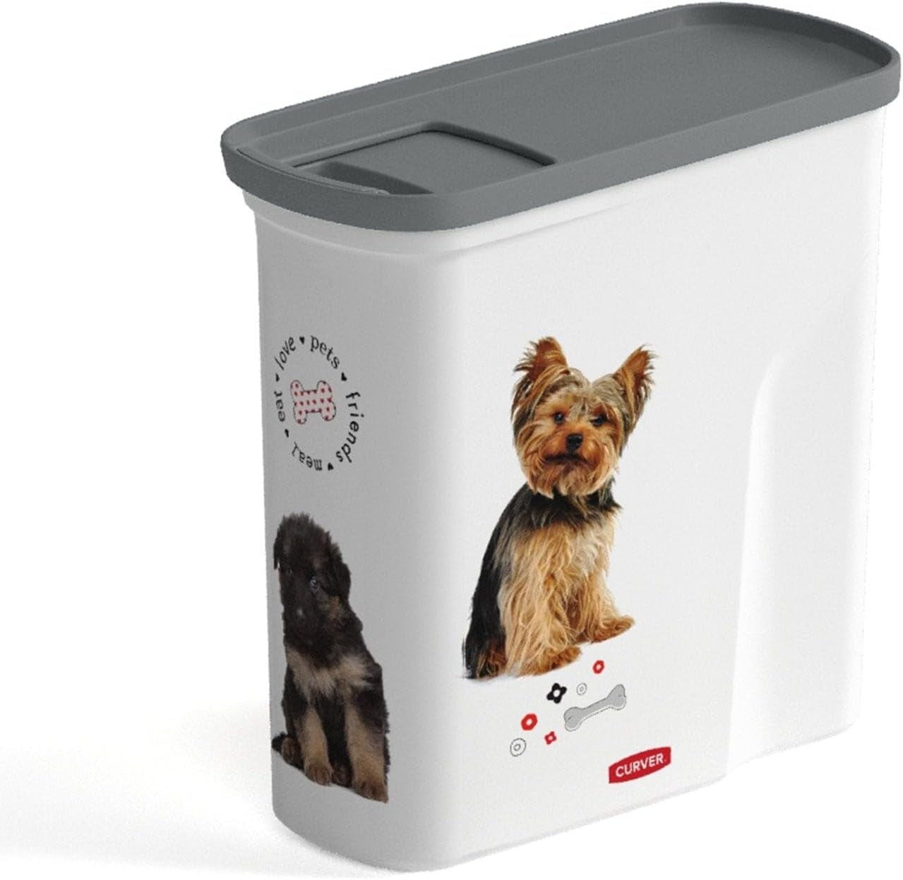 Curver Hondenvoercontainer - 2 L Naty Shop Voedselbewaardozen Standaard titel