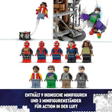 LEGO 76261 Marvel Spider-Man's Big Showdown, Spider-Man: No Way Home set met 3 minifiguren Peter Parker plus Green Goblin, Electro, Sandman, Ned, Doctor Strange en MJ, verzamelmodel Bouwsets Besuche in LEGO-Store