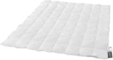 Traumnacht Basic Licht donzen dekbed met nieuw wit dons (60%) en veren (40%), DIN EN 12934, 135 X 200 Cm, Down Pass en Oeko-Tex gecertificeerd, geproduceerd volgens de Duitse kwaliteitsnorm Dekbedden en dekbedden Naty Shop 60 procent dons / 40 procent veren Lichte zomerdeken 135 X 200