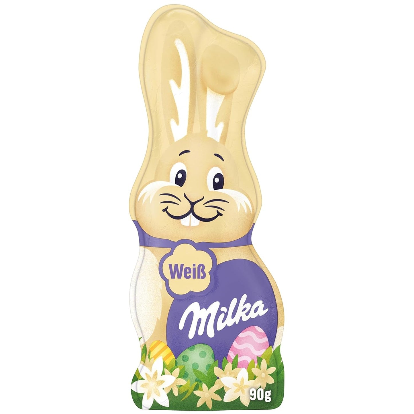 Milka Smiling Bunny White - Paaschocolade gemaakt van witte chocolade in de vorm van een konijn - 14 x 90g
