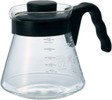 4977642019126 Karaf voor het serveren van koffie V60 700 ml VCS-02B, glas, kleurloos, 17,3 x 14,1 x 13 cm