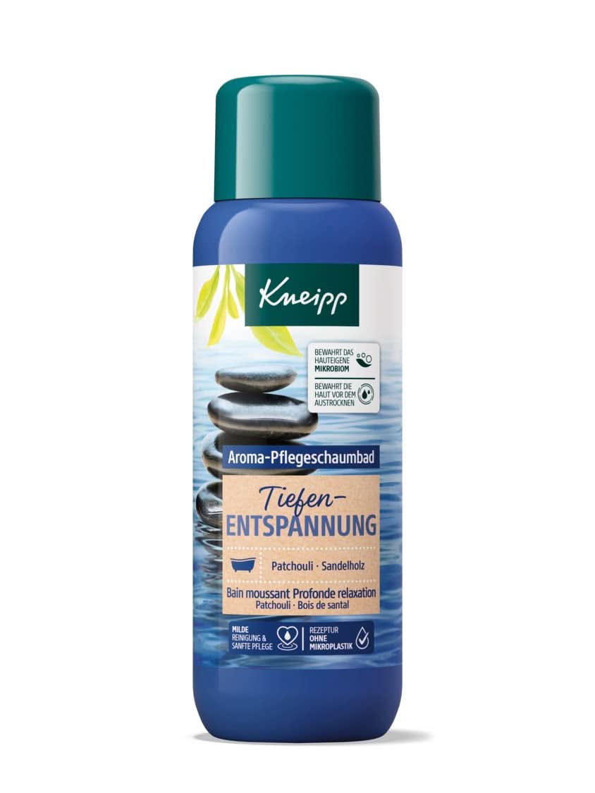 Kneipp Aroma, badadditief met arnica-extract en natuurlijke essentiële oliën van Cabreuva-, Rozemarijn- en Pinus-soorten, 400 ml Naty Shop Patchouli-olie