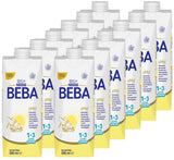 BEBA Junior kant-en-klare melkdrank 1-3 jaar, met HMO, bij de leeftijd passend eiwitgehalte, palmolievrij, visolievrij, peutervoeding, 12 stuks (12 x 500 ml)