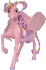 Simba 109480092 - Mia and Me Eenhoorn Kyara, met beweegbare vleugels, haarclips en stylingborstel, 20 cm, vanaf 3 jaar, roze