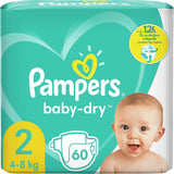 Pampers (oude versie), slipje, maat 4, 9 kg-15 kg, pakket van drie (1 x 88 luiers)