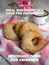 Simply Keto Lower Carb* Bagel Bakmix voor Koolhydraatarm* en ketogeen dieet - lactose- en glutenvrij - 335 gram Naty Shop Kitchen
