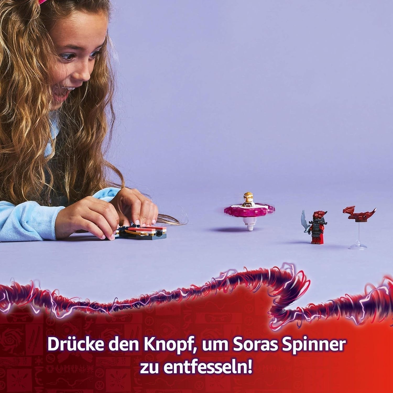 LEGO NINJAGO Sora's Draak Spinjitzu Spinner - Actie Ninja speelgoed met 2 minifiguren - Kleine speelset voor kinderen - Cadeau-idee voor jongens en meisjes vanaf 6 jaar 71824 Bouwsets Besuche in LEGO-Store