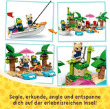 LEGO Animal Crossing Käptens Island Boottocht, creatief speelgoed voor kinderen met 2 minifiguren uit de videogameserie waaronder Huschke, cadeau voor meisjes en jongens vanaf 6 jaar 77048 Bouwsets Besuche den LEGO-Store