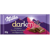 Milka Black Milk – Pure pure chocoladechocolade met melk en romige nougatvulling – 85 g (verpakking van 5)