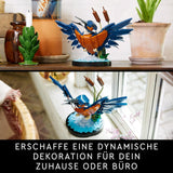 LEGO Icons Kingfisher modelbouwset voor volwassenen, vogelfiguur voor woonkamer of kantoor, huis- en kantoordecoratie, cadeau voor vogelliefhebbers en ornithologen, dames en heren 10331 Bouwsets Besuche in LEGO-Store