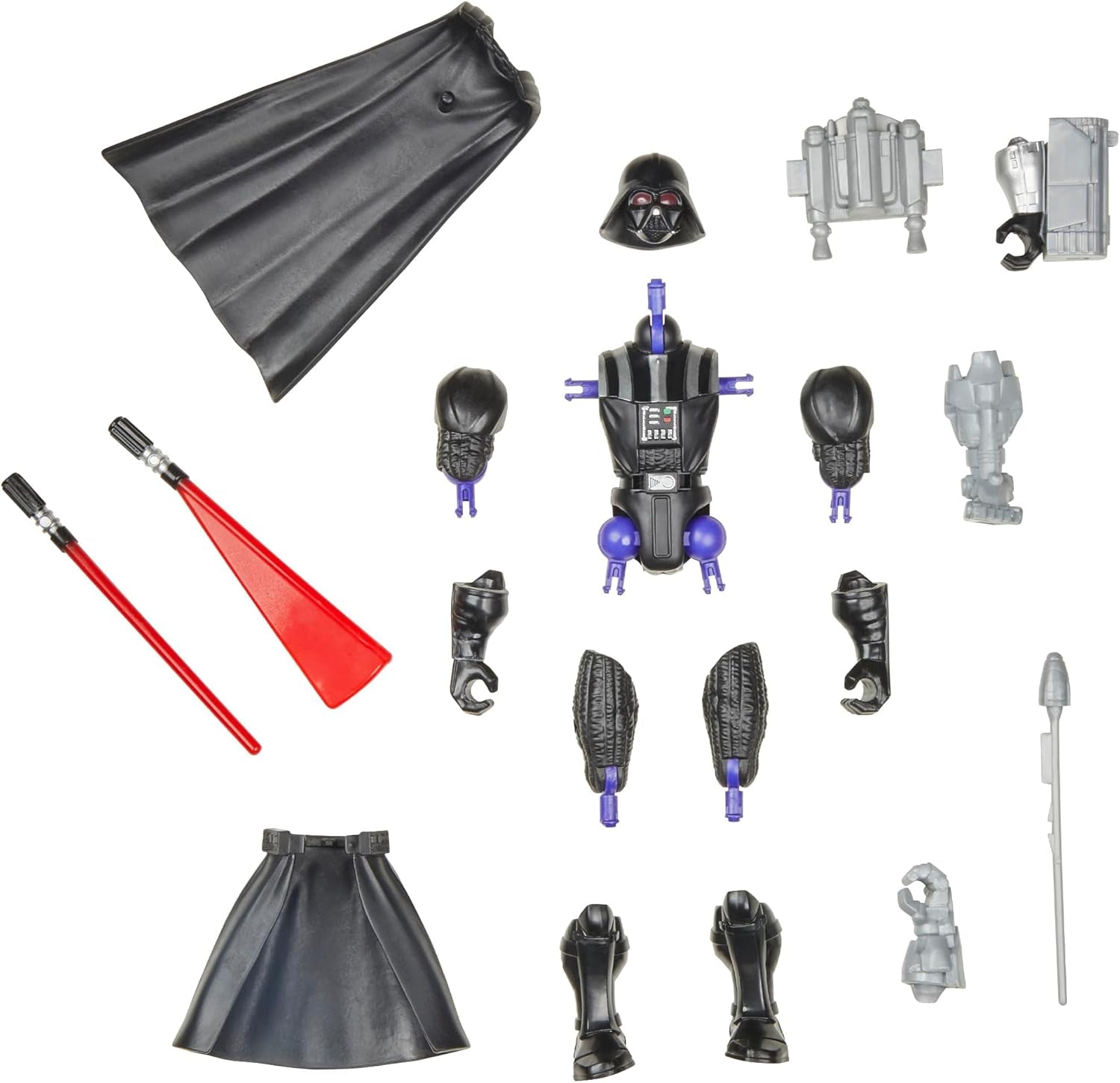 Star Wars Mixmashers Darth Vader Aanpasbare Mix-And-Match Deluxe actiefiguur en accessoires Actiefiguren Naty Shop