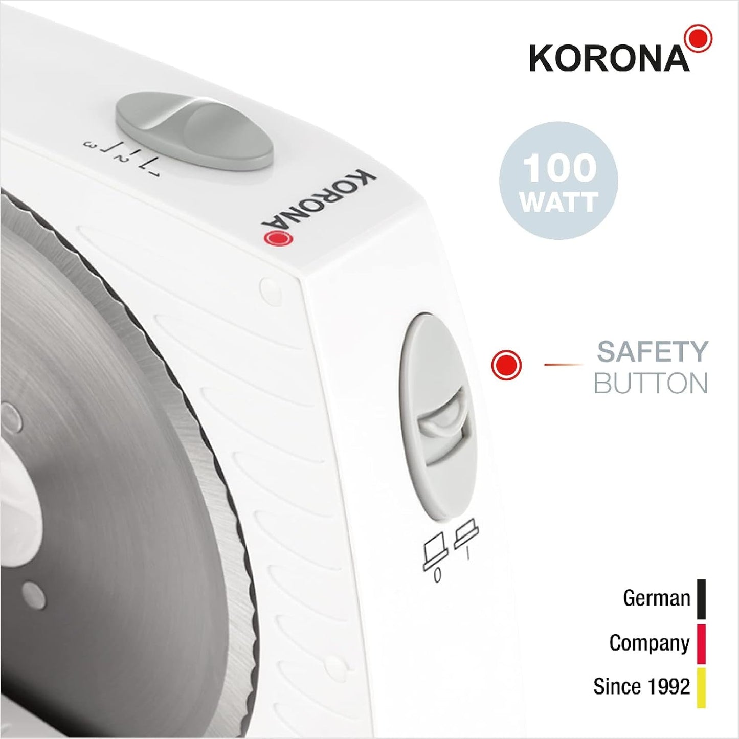 Korona 25500 Multifunctionele snijmachine, verstelbare snijbreedte, roestvrijstalen mes Grasters en Snijmachines Naty Shop