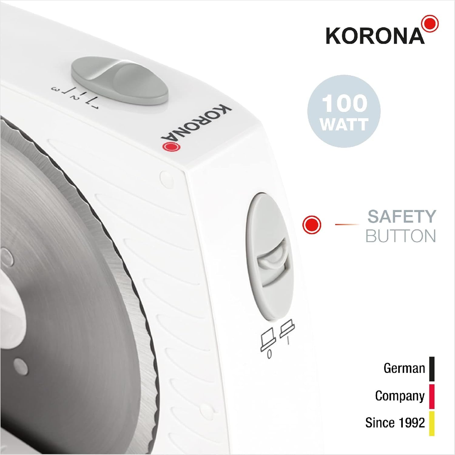 Korona 25500 Multifunctionele snijmachine, verstelbare snijbreedte, roestvrijstalen mes Grasters en Snijmachines Naty Shop