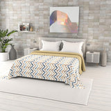 Zomerdekbed met fantasieprint, polyester vulling, bloemblaadjes, 260 x 270 cm