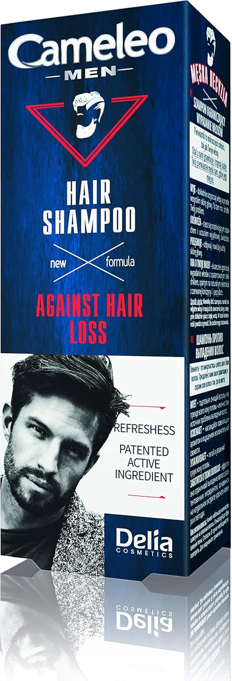 Cameleo Men - Haarwas voor mannen tegen haaruitval, 150ml Haarverzorging Naty Shop Haarshampoo voor mannen tegen haaruitval