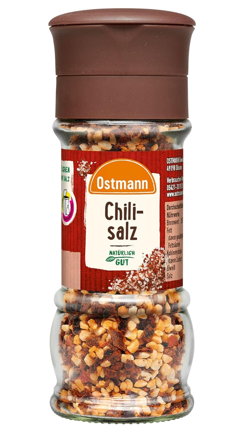 Ostmann Gewürze - Chilisalz Mühle | 80 g in de Mühle
