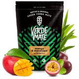 Green Mate Groene Mango & Maracuya 0,5Kg | Mate fruitthee | De exotische smaak van Mate thee De kracht van verkoeling | Natuurlijke stimulatie | Mate Thee uit Brazilië | 500 gr