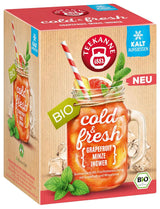 Teekanne Cold & Fresh BIO 4Er Mix - Met de nieuwe soorten citroen-munt, perzik-maracuja, sinaasappel-rozemarijn, grapefruit-munt-gember (4 X 45G)