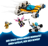 LEGO Dreamzzz 2-in-1 Mr Oz's Space Buggy speelgoedauto of Space Shuttle-set inclusief minifiguren van Mr Oz, Albert en Jayden, ruimtecadeau voor kinderen 8+ 71475 Bouwsets Besuche in LEGO-Store