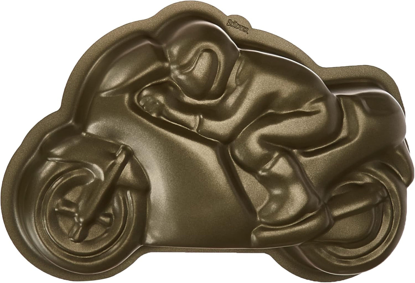 Staedter - Motivbackform Emil Der Igel - Hochwertige Antihaftbeschichtung - PFAS Frei Vormen en bakplaten Naty Shop Motivbackform Motorrad